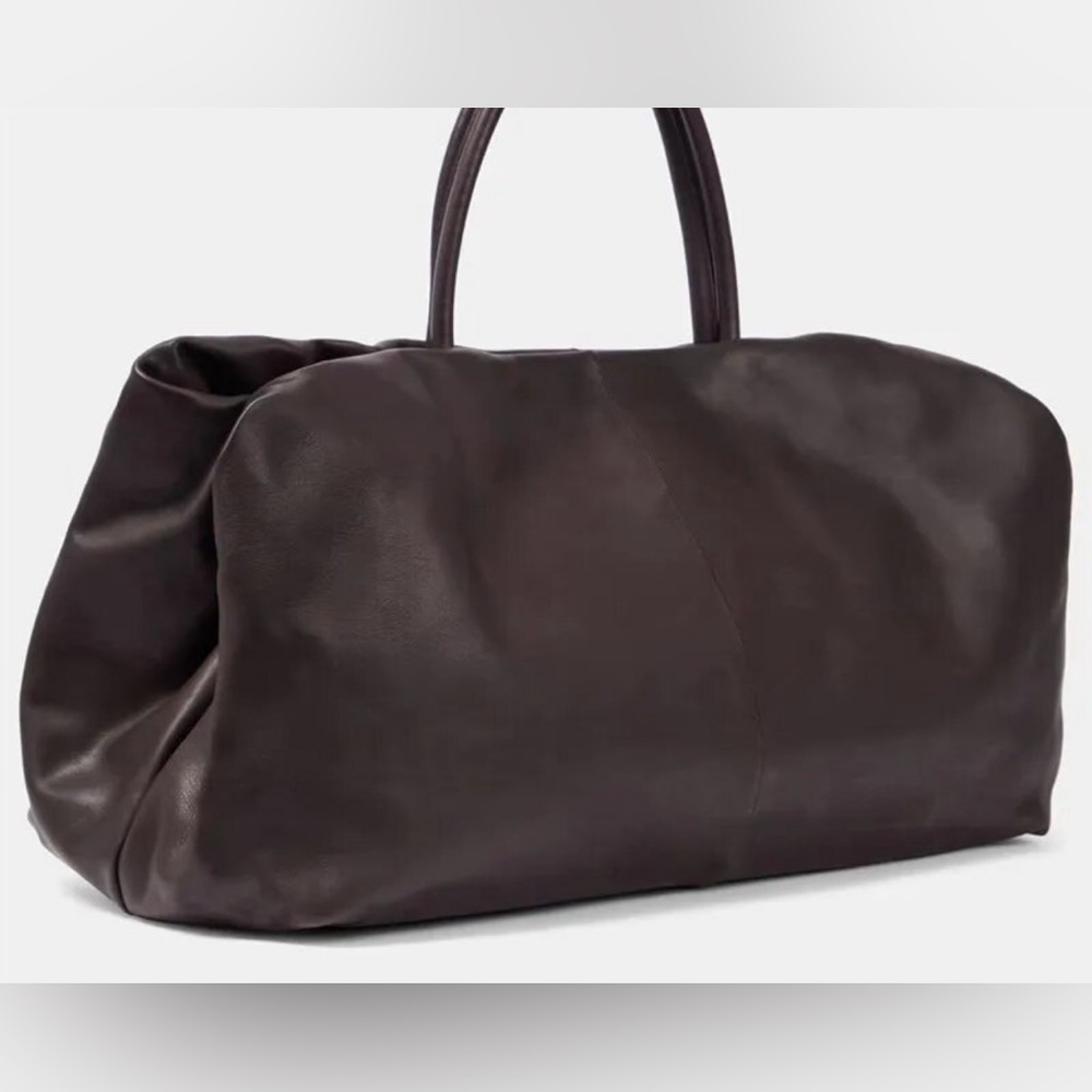 The Row Chocolate Leather bag